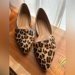 ‘JCrew’ Leopard calf hair flats